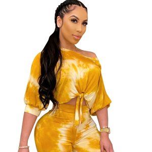 Tie Dye Two Piece Short Set